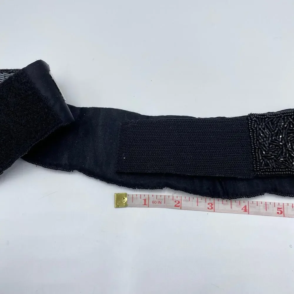 Vintage 1980's Rue De Calais Beaded Statement Belt